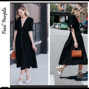 NWT Free People Love Of My Life Midi Dress